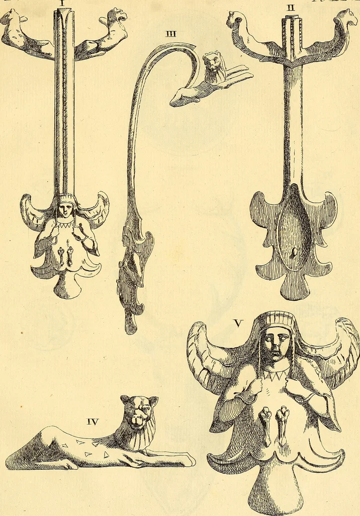 An illustration from Recueil d'antiquités égyptiennes, étrusques, greques et romaines, 1752, leaf 254