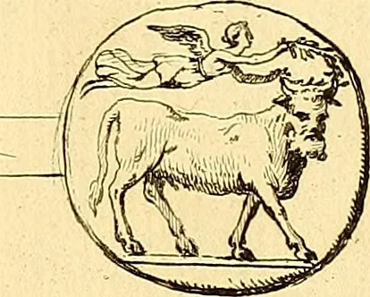 An illustration from Recueil d'antiquités égyptiennes, étrusques, greques et romaines, 1752, leaf 256