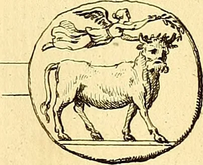 An illustration from Recueil d'antiquités égyptiennes, étrusques, greques et romaines, 1752, leaf 256