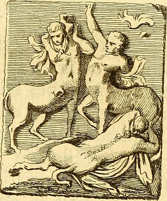 An illustration from Recueil d'antiquités égyptiennes, étrusques, greques et romaines, 1752, leaf 309