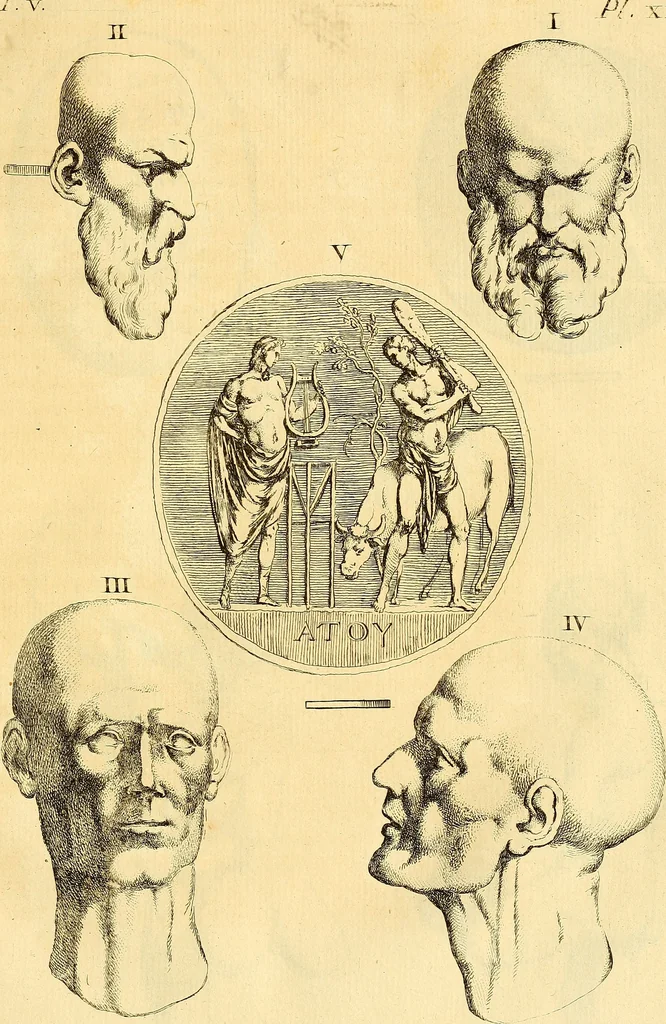 An illustration from Recueil d'antiquités égyptiennes, étrusques, greques et romaines, 1752, leaf 310
