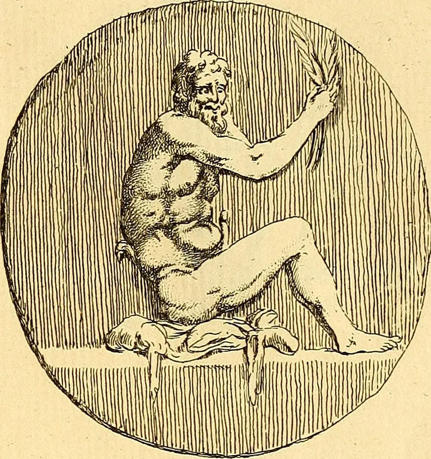 An illustration from Recueil d'antiquités égyptiennes, étrusques, greques et romaines, 1752, leaf 312
