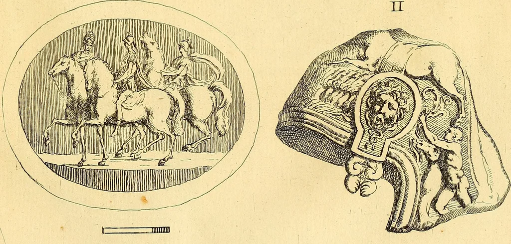An illustration from Recueil d'antiquités égyptiennes, étrusques, greques et romaines, 1752, leaf 314