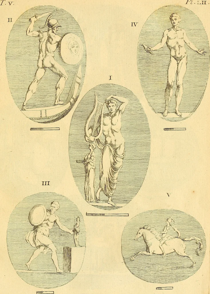 An illustration from Recueil d'antiquités égyptiennes, étrusques, greques et romaines, 1752, leaf 316