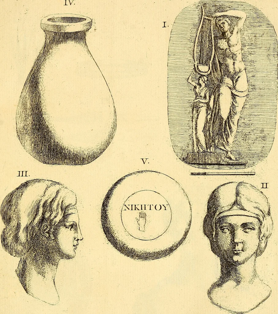 An illustration from Recueil d'antiquités égyptiennes, étrusques, greques et romaines, 1752, leaf 324