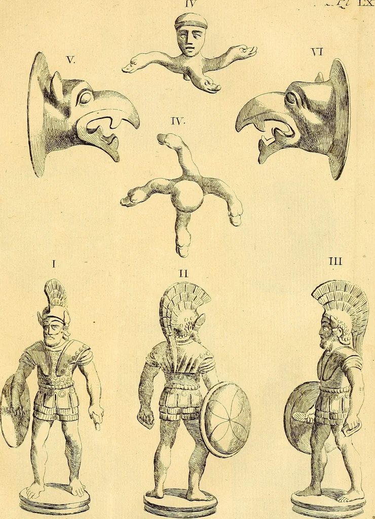 An illustration from Recueil d'antiquités égyptiennes, étrusques, greques et romaines, 1752, leaf 332