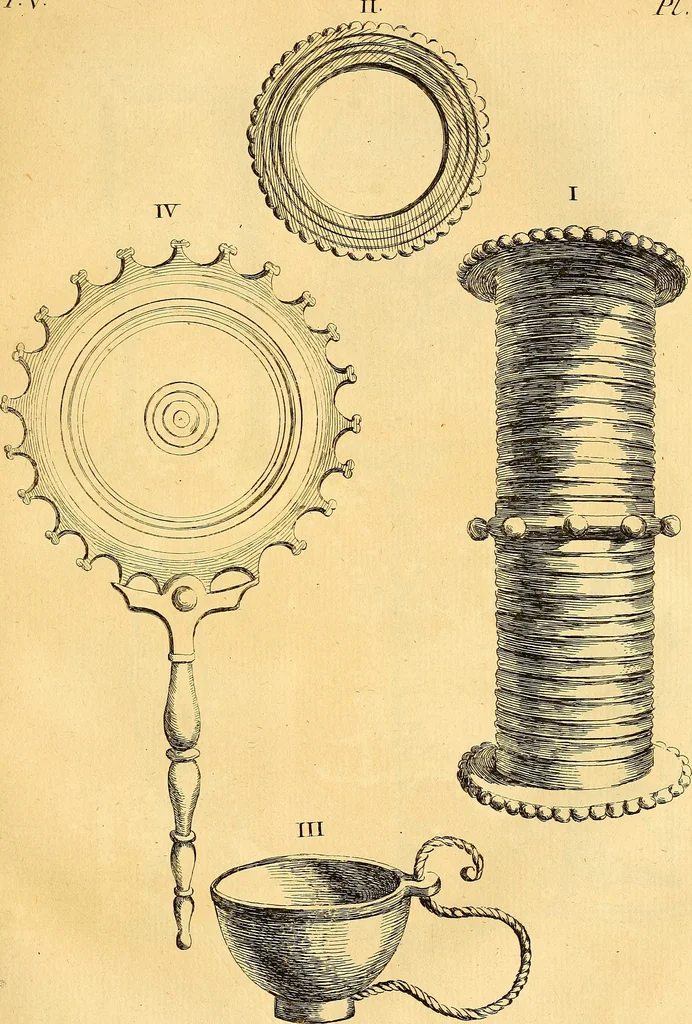 An illustration from Recueil d'antiquités égyptiennes, étrusques, greques et romaines, 1752, leaf 336