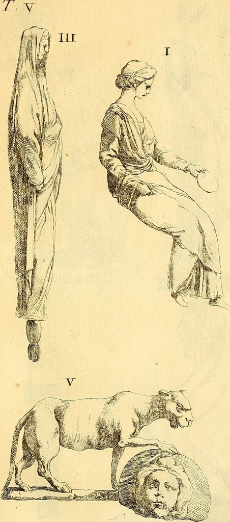 An illustration from Recueil d'antiquités égyptiennes, étrusques, greques et romaines, 1752, leaf 438
