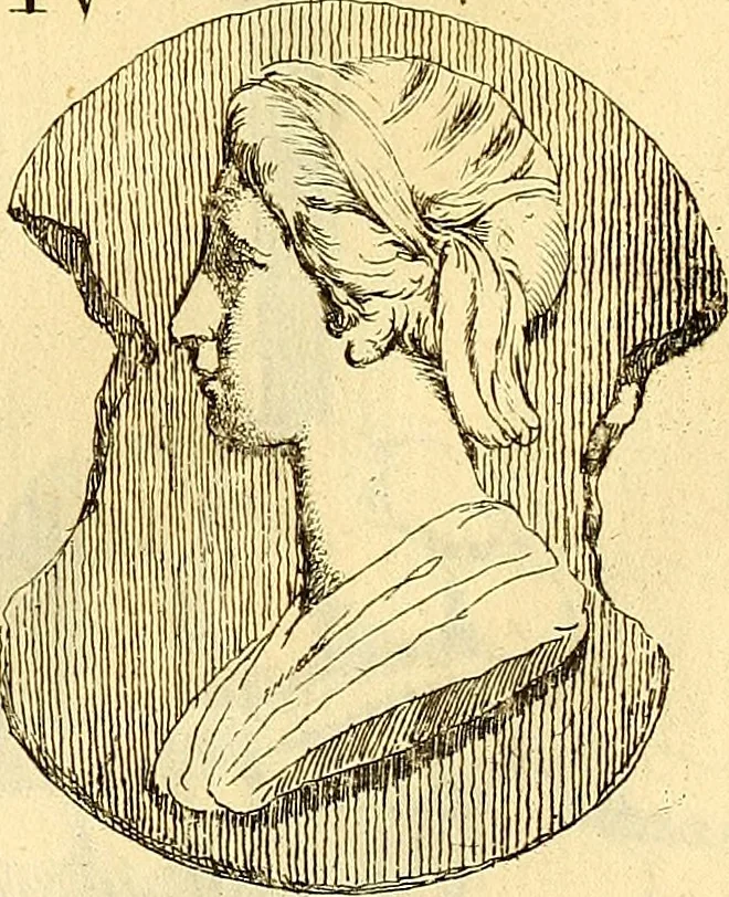 An illustration from Recueil d'antiquités égyptiennes, étrusques, greques et romaines, 1752, leaf 438