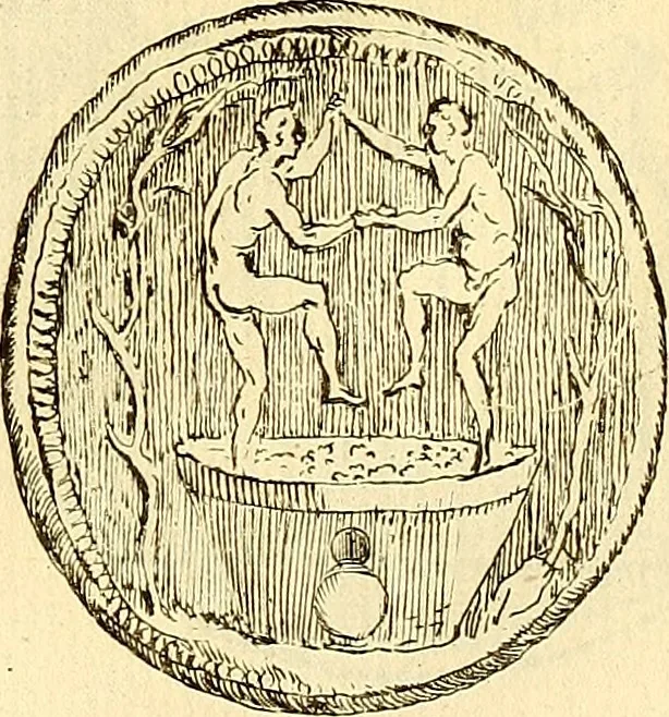 An illustration from Recueil d'antiquités égyptiennes, étrusques, greques et romaines, 1752, leaf 446