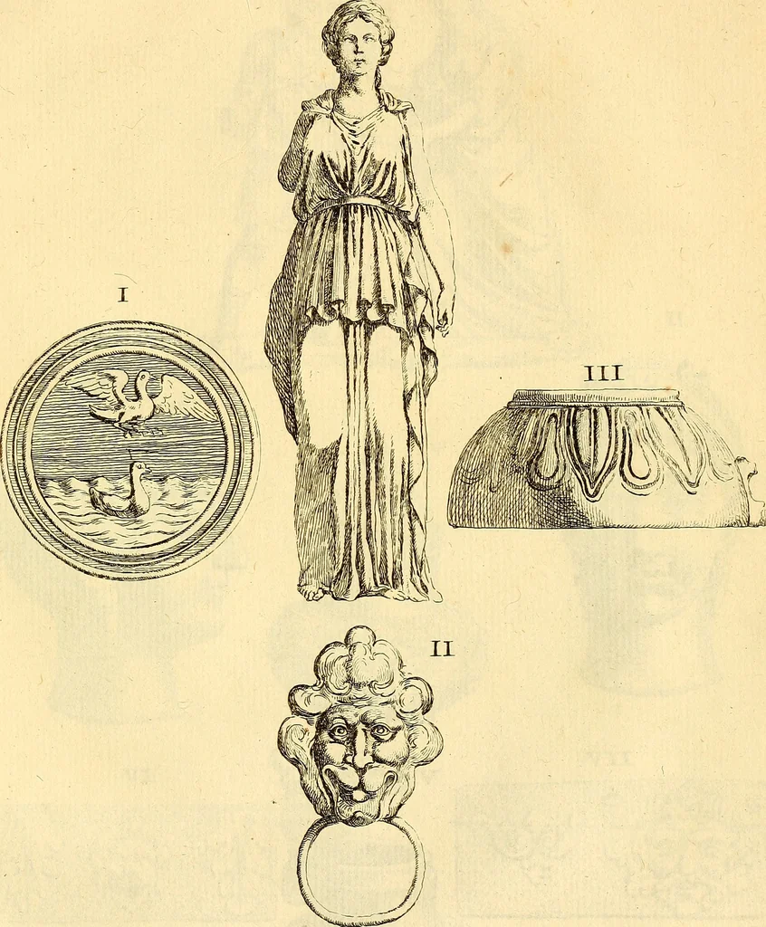 An illustration from Recueil d'antiquités égyptiennes, étrusques, greques et romaines, 1752, leaf 450
