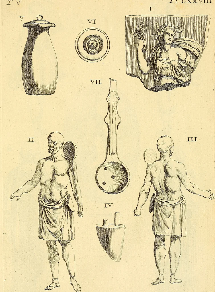 An illustration from Recueil d'antiquités égyptiennes, étrusques, greques et romaines, 1752, leaf 458