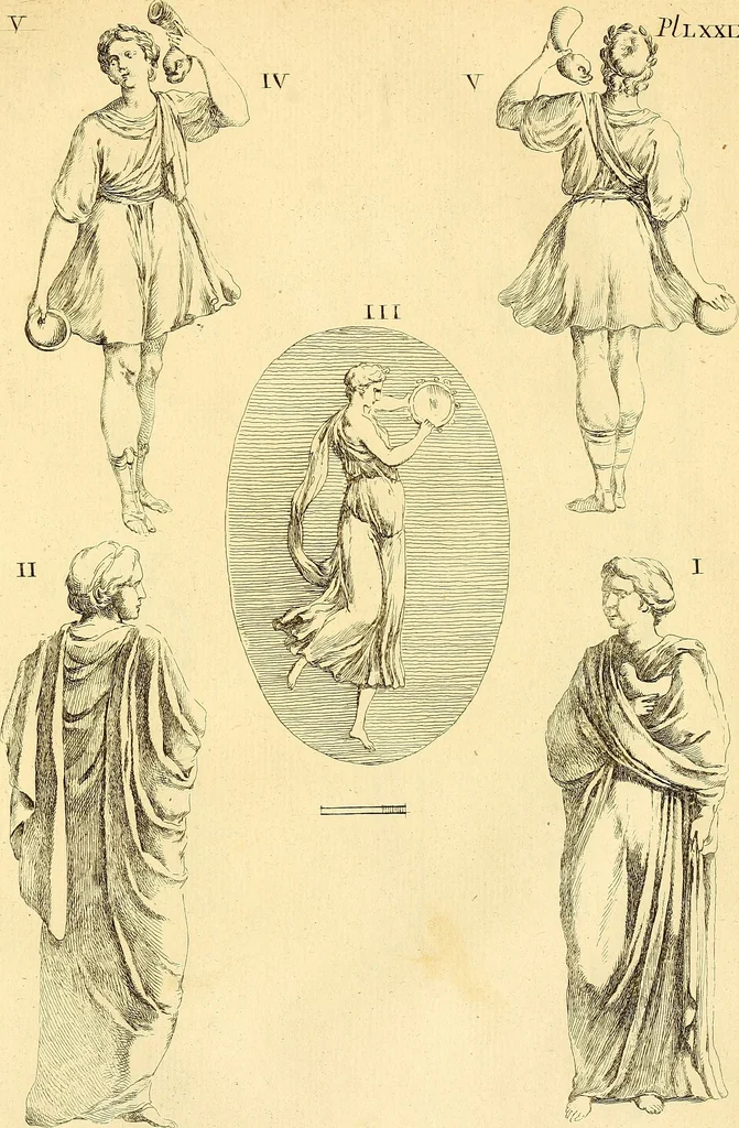 An illustration from Recueil d'antiquités égyptiennes, étrusques, greques et romaines, 1752, leaf 460