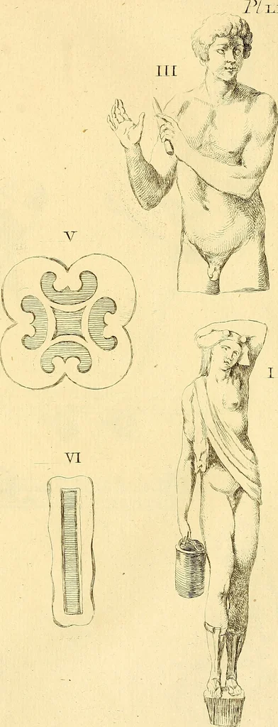 An illustration from Recueil d'antiquités égyptiennes, étrusques, greques et romaines, 1752, leaf 462