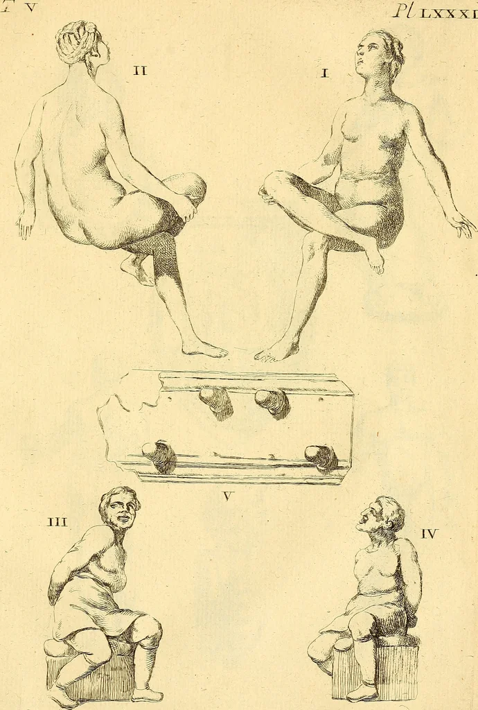 An illustration from Recueil d'antiquités égyptiennes, étrusques, greques et romaines, 1752, leaf 464