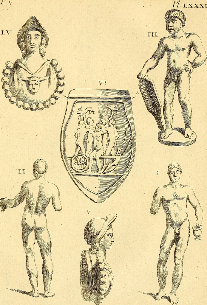 An illustration from Recueil d'antiquités égyptiennes, étrusques, greques et romaines, 1752, leaf 466