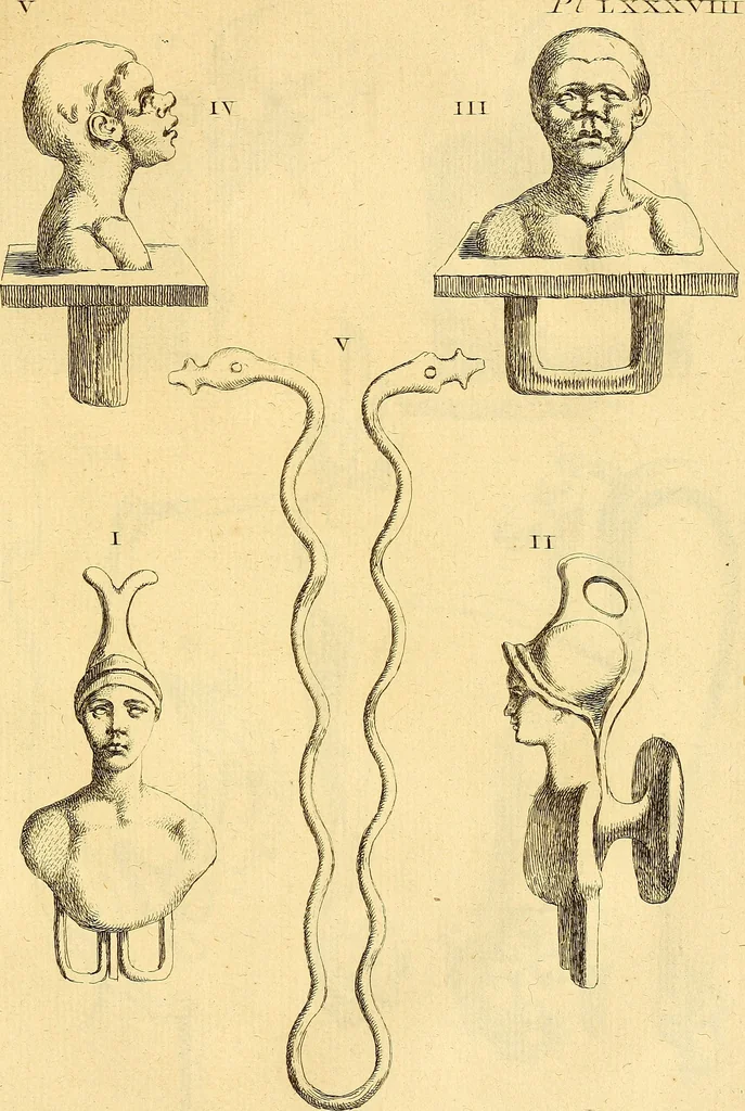 An illustration from Recueil d'antiquités égyptiennes, étrusques, greques et romaines, 1752, leaf 478