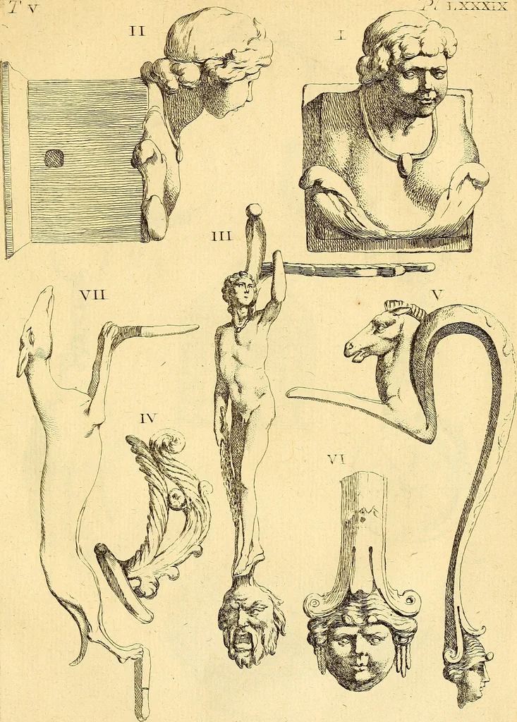 An illustration from Recueil d'antiquités égyptiennes, étrusques, greques et romaines, 1752, leaf 480