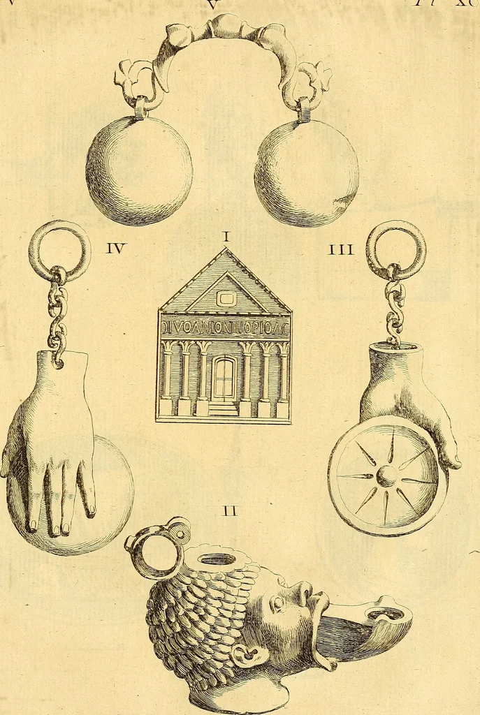An illustration from Recueil d'antiquités égyptiennes, étrusques, greques et romaines, 1752, leaf 482