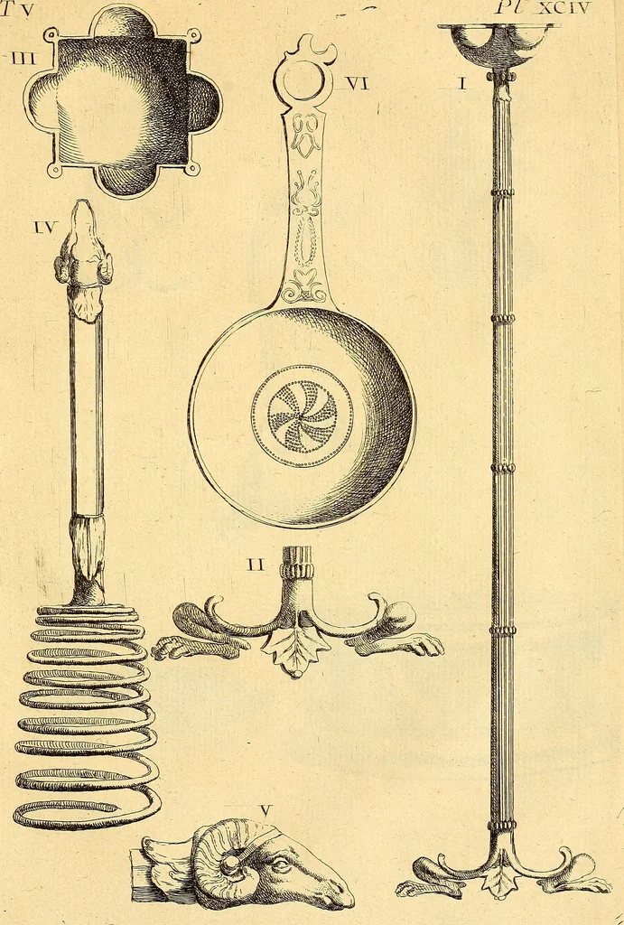 An illustration from Recueil d'antiquités égyptiennes, étrusques, greques et romaines, 1752, leaf 490