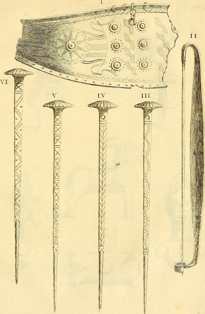 An illustration from Recueil d'antiquités égyptiennes, étrusques, greques et romaines, 1752, leaf 494