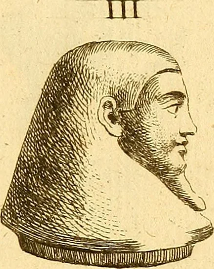 An illustration from Recueil d'antiquités égyptiennes, étrusques, greques et romaines, 1752, leaf 102