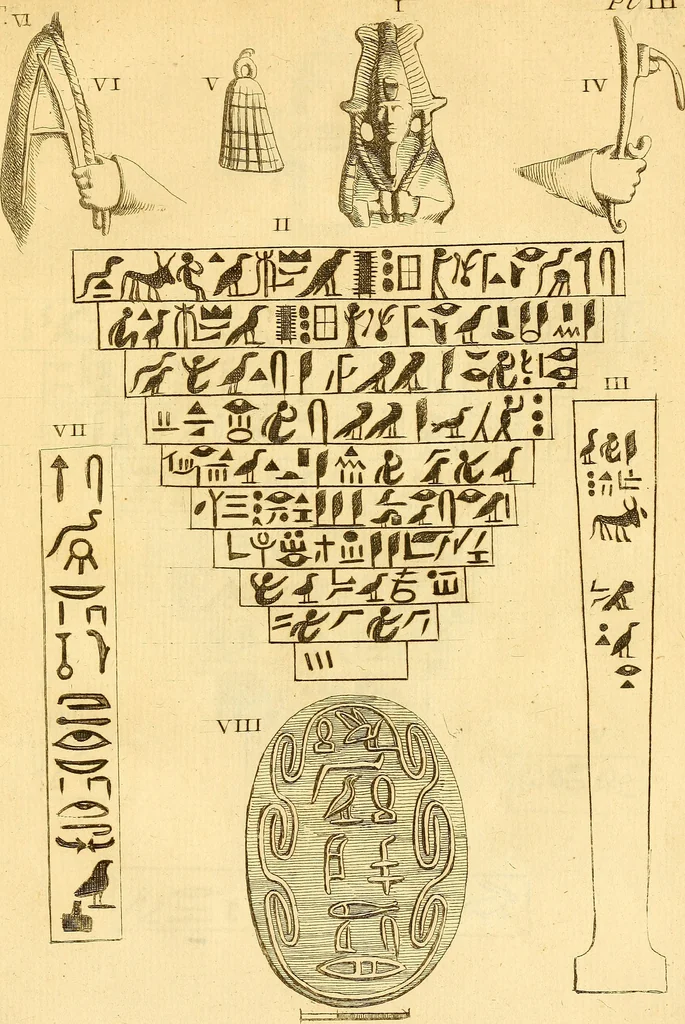 An illustration from Recueil d'antiquités égyptiennes, étrusques, greques et romaines, 1752, leaf 106