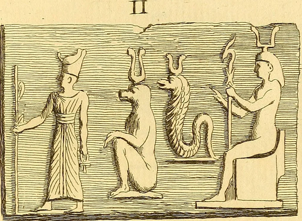An illustration from Recueil d'antiquités égyptiennes, étrusques, greques et romaines, 1752, leaf 118