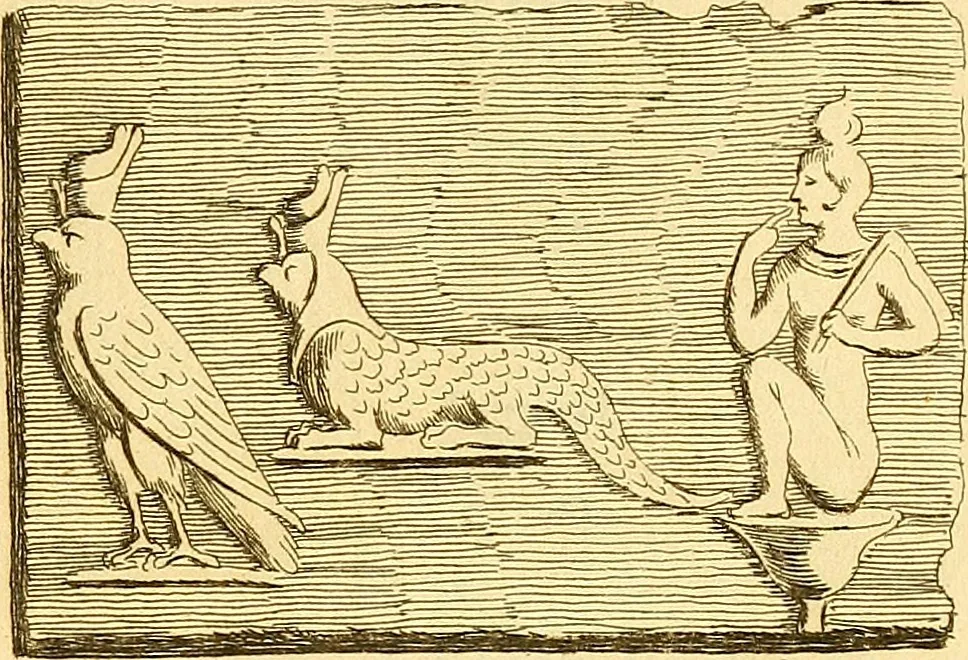 An illustration from Recueil d'antiquités égyptiennes, étrusques, greques et romaines, 1752, leaf 118