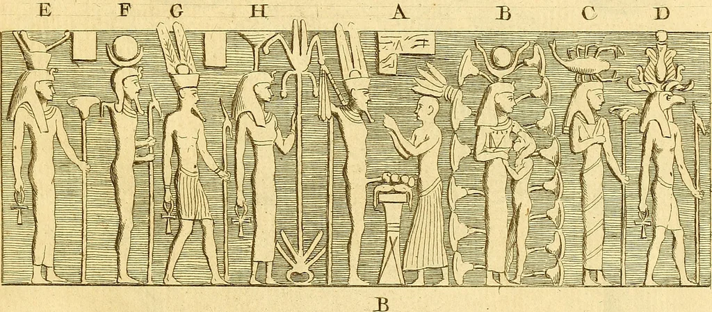 An illustration from Recueil d'antiquités égyptiennes, étrusques, greques et romaines, 1752, leaf 130