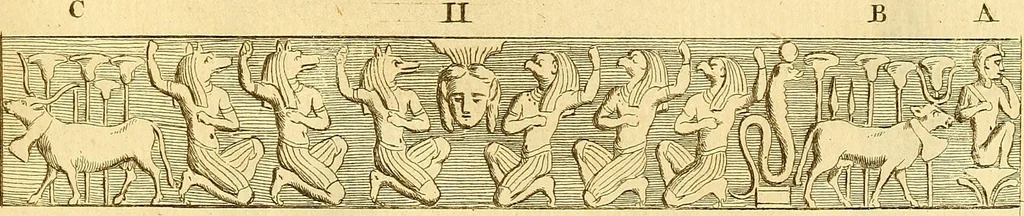 An illustration from Recueil d'antiquités égyptiennes, étrusques, greques et romaines, 1752, leaf 130