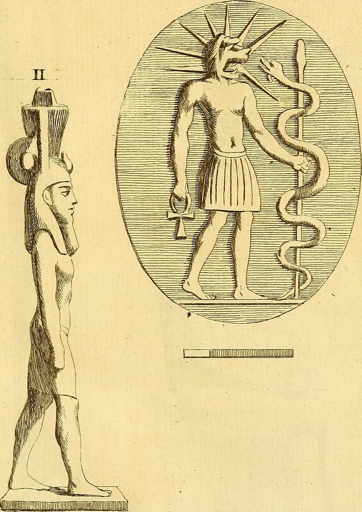 An illustration from Recueil d'antiquités égyptiennes, étrusques, greques et romaines, 1752, leaf 134