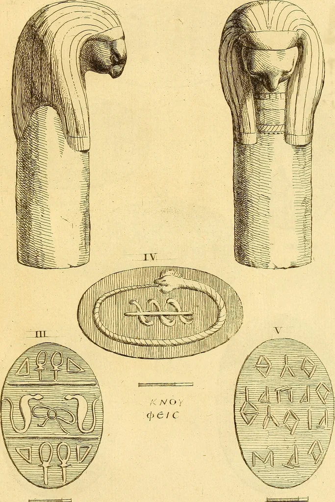 An illustration from Recueil d'antiquités égyptiennes, étrusques, greques et romaines, 1752, leaf 138