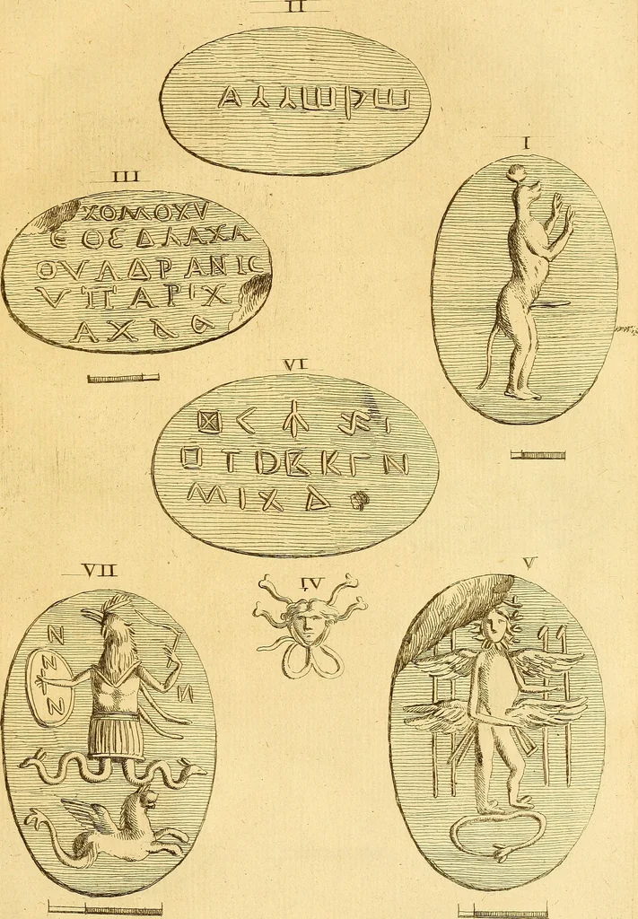 An illustration from Recueil d'antiquités égyptiennes, étrusques, greques et romaines, 1752, leaf 140