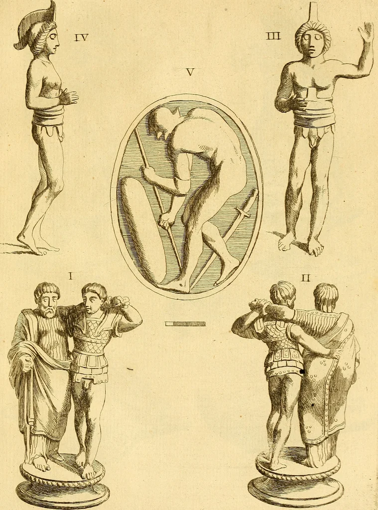 An illustration from Recueil d'antiquités égyptiennes, étrusques, greques et romaines, 1752, leaf 194