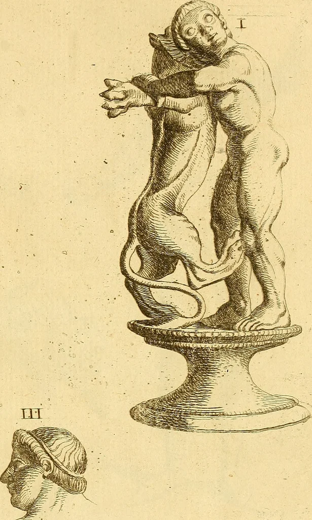An illustration from Recueil d'antiquités égyptiennes, étrusques, greques et romaines, 1752, leaf 196