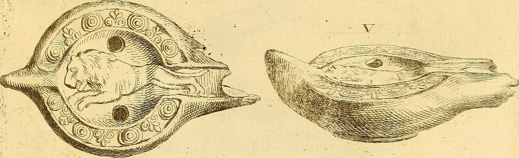 An illustration from Recueil d'antiquités égyptiennes, étrusques, greques et romaines, 1752, leaf 196