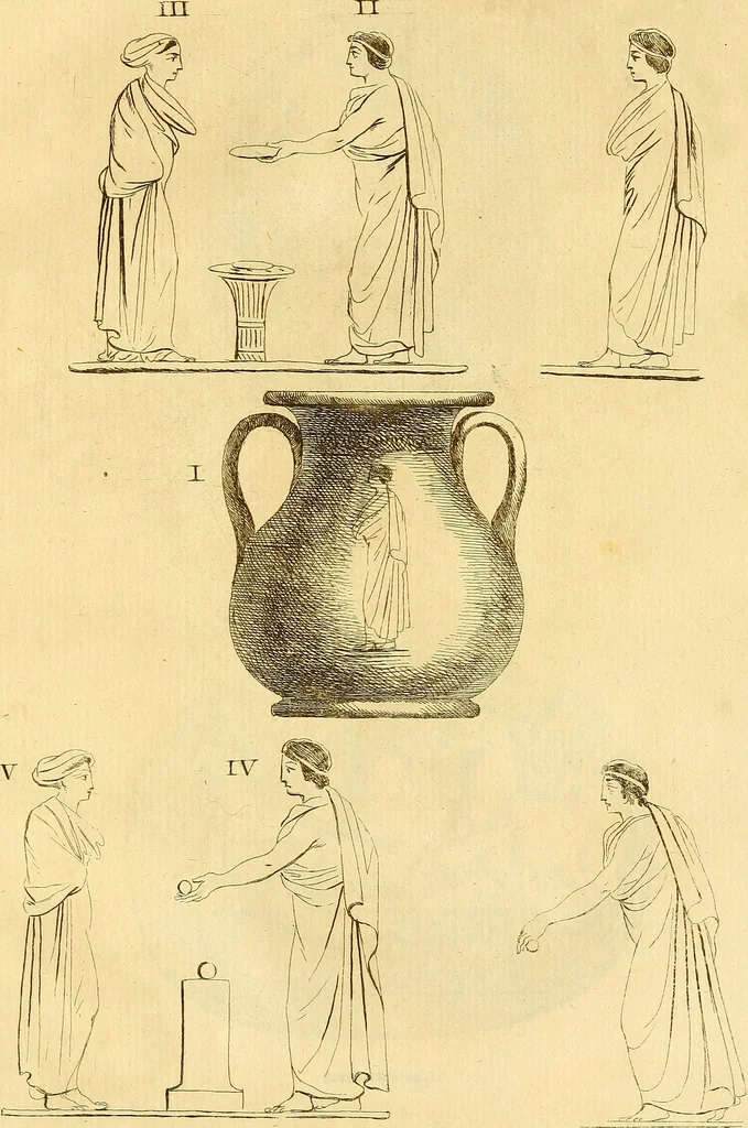 An illustration from Recueil d'antiquités égyptiennes, étrusques, greques et romaines, 1752, leaf 212
