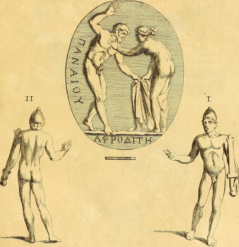An illustration from Recueil d'antiquités égyptiennes, étrusques, greques et romaines, 1752, leaf 324