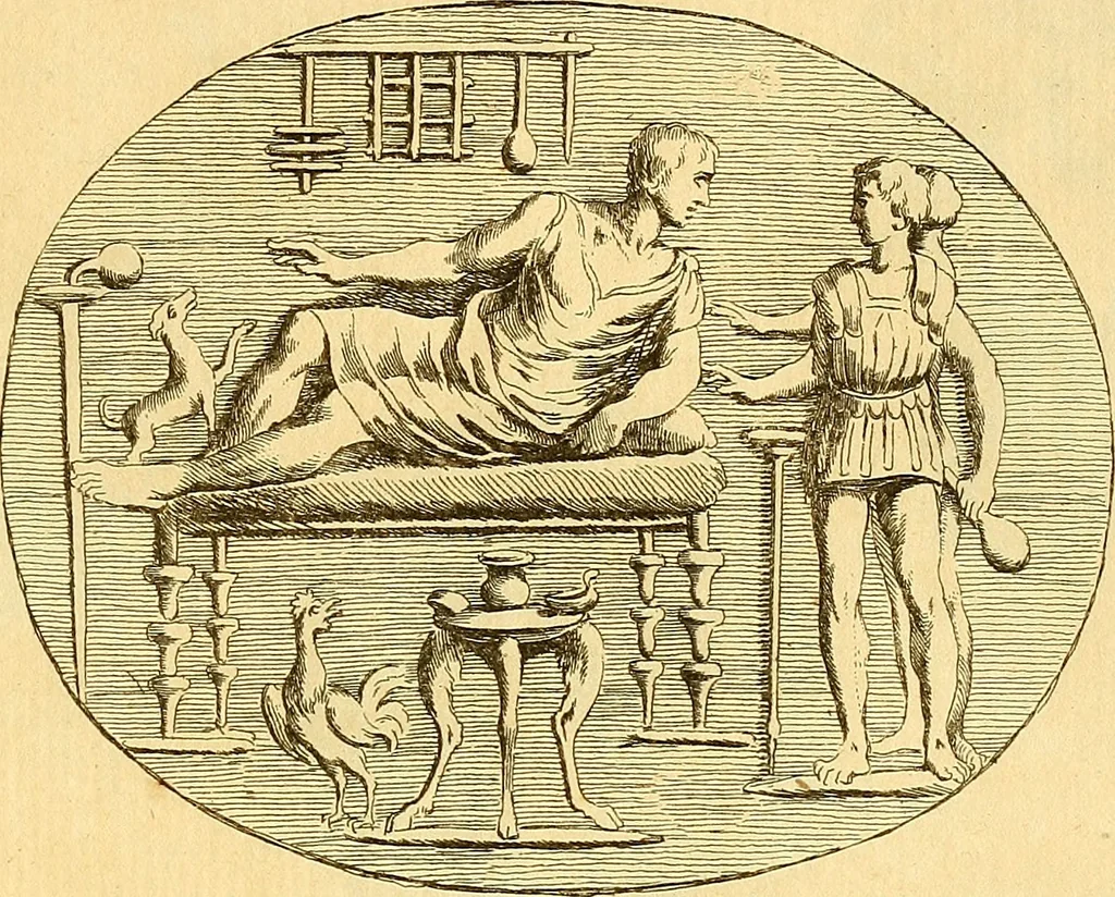 An illustration from Recueil d'antiquités égyptiennes, étrusques, greques et romaines, 1752, leaf 328