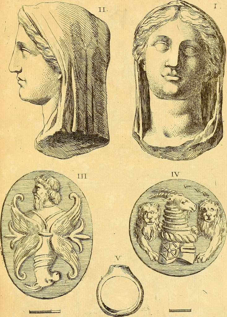 An illustration from Recueil d'antiquités égyptiennes, étrusques, greques et romaines, 1752, leaf 334