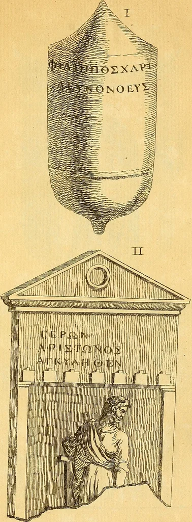An illustration from Recueil d'antiquités égyptiennes, étrusques, greques et romaines, 1752, leaf 344