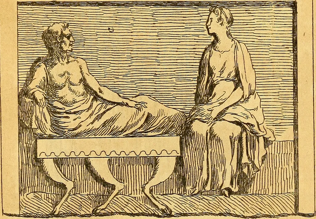 An illustration from Recueil d'antiquités égyptiennes, étrusques, greques et romaines, 1752, leaf 348
