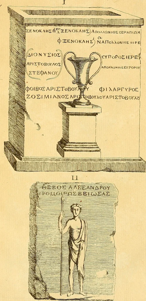 An illustration from Recueil d'antiquités égyptiennes, étrusques, greques et romaines, 1752, leaf 350