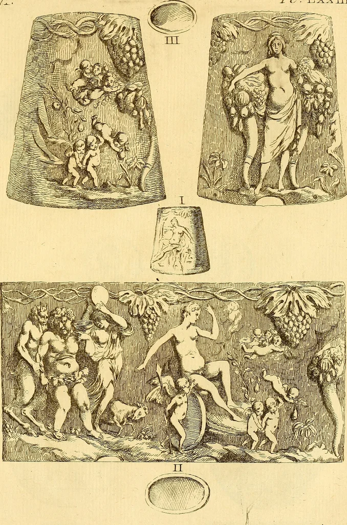 An illustration from Recueil d'antiquités égyptiennes, étrusques, greques et romaines, 1752, leaf 500