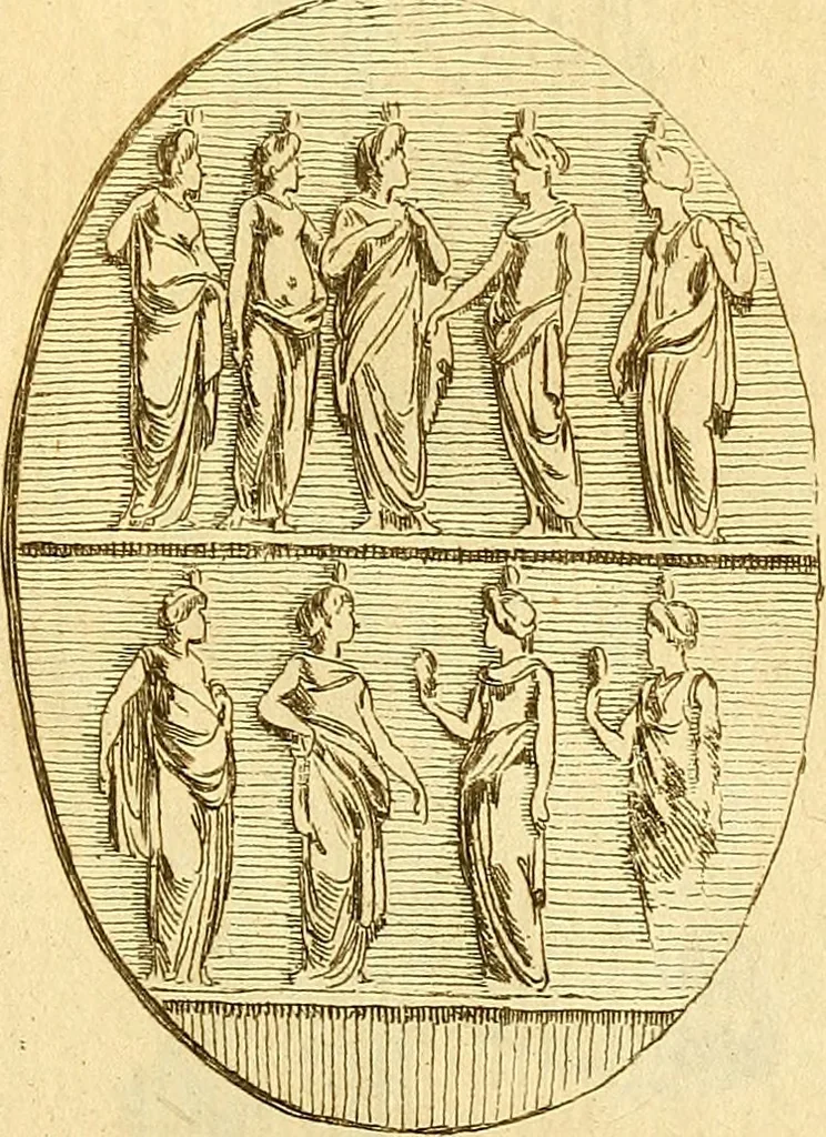 An illustration from Recueil d'antiquités égyptiennes, étrusques, greques et romaines, 1752, leaf 502