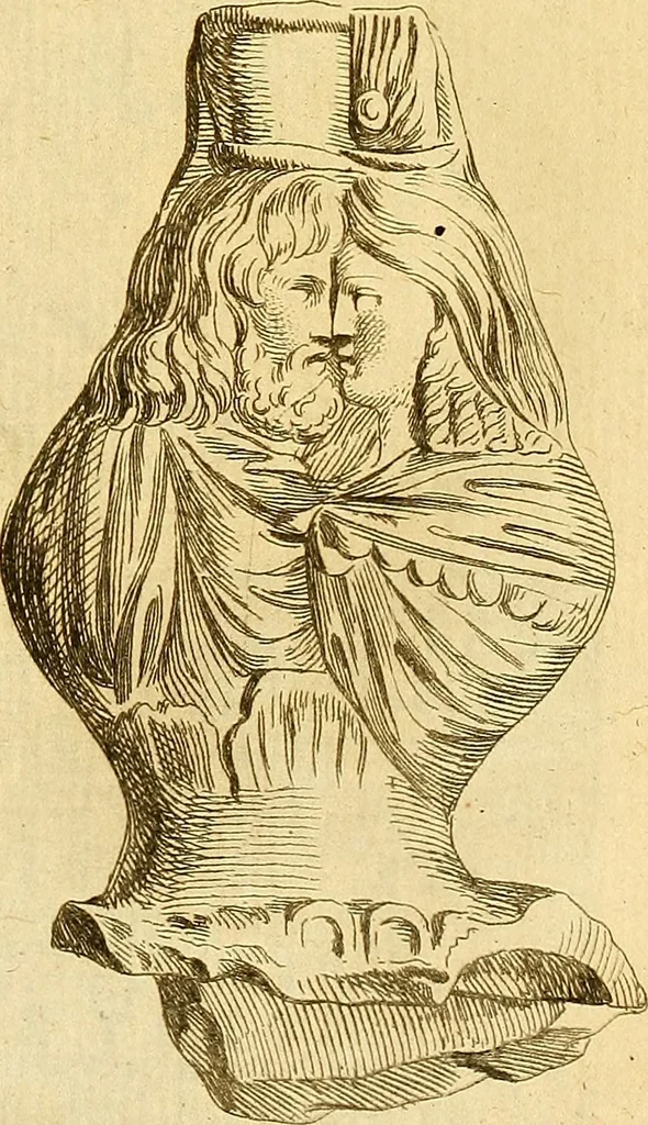An illustration from Recueil d'antiquités égyptiennes, étrusques, greques et romaines, 1752, leaf 504
