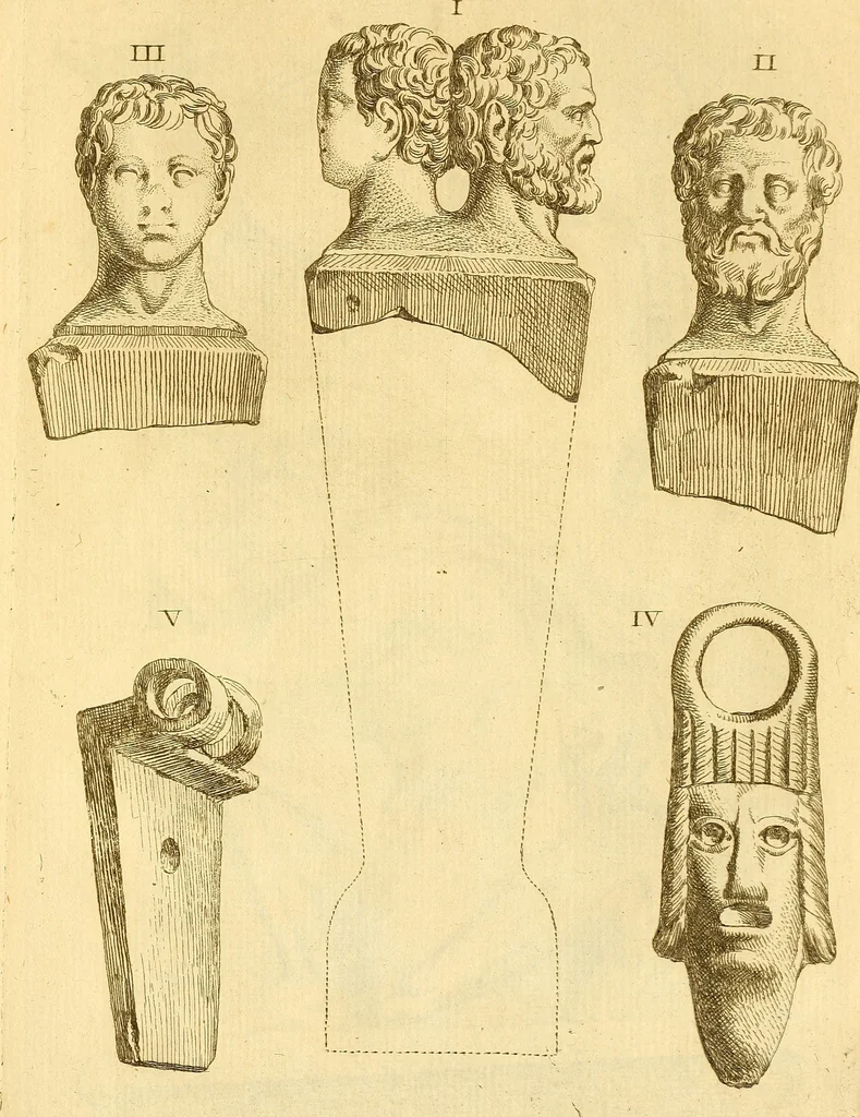 An illustration from Recueil d'antiquités égyptiennes, étrusques, greques et romaines, 1752, leaf 510