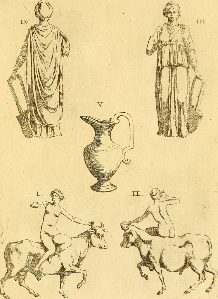 An illustration from Recueil d'antiquités égyptiennes, étrusques, greques et romaines, 1752, leaf 514