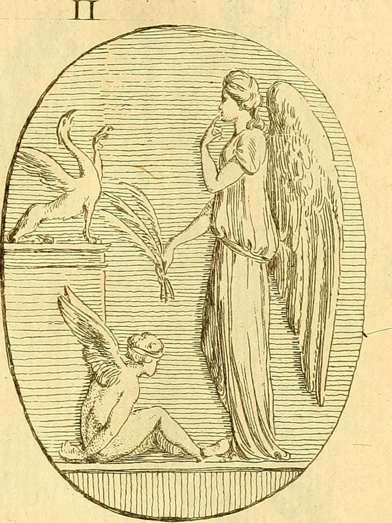 An illustration from Recueil d'antiquités égyptiennes, étrusques, greques et romaines, 1752, leaf 516
